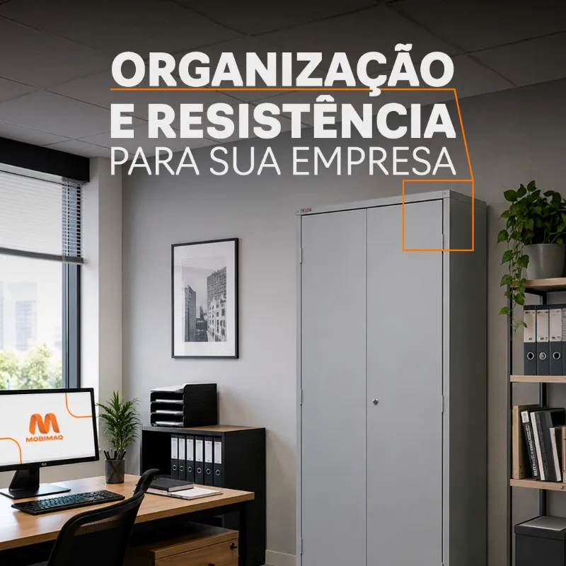 Por que empresas escolhem armários de aço para organização?