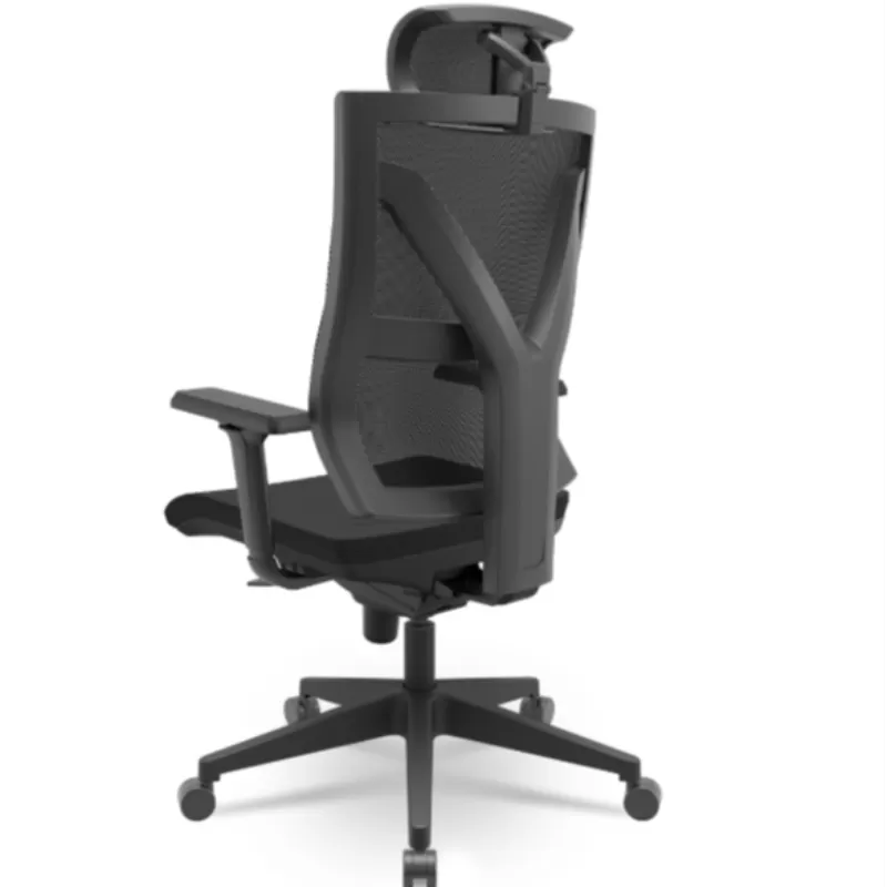 Poltrona Presidente Darix X+ mecanismo sincronizado com assento sintético preto