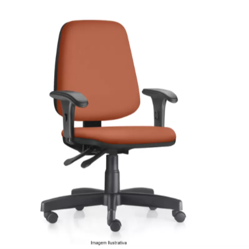 Cadeira Presidente Job Ergonomica NR17 com Braço Regulável