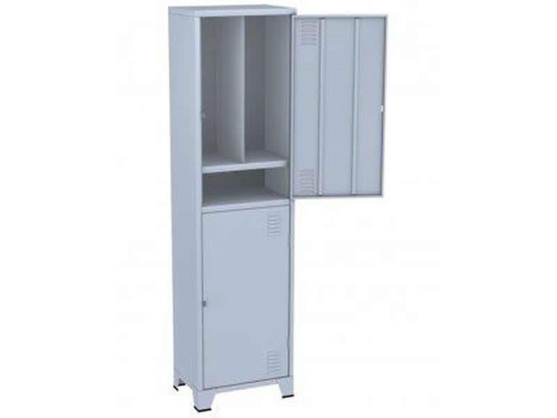 Roupeiro De Aço Insalubre 2 Portas Com Sapateira NR24